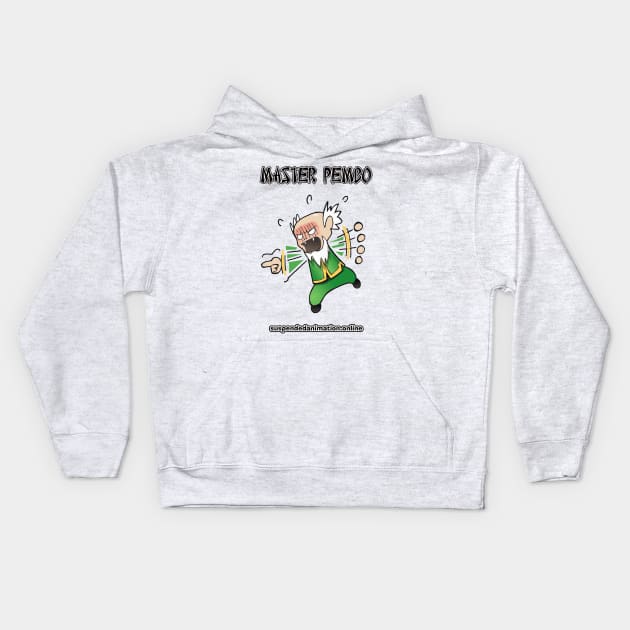 Master Pembo - Angry Chibi Kids Hoodie by tyrone_22